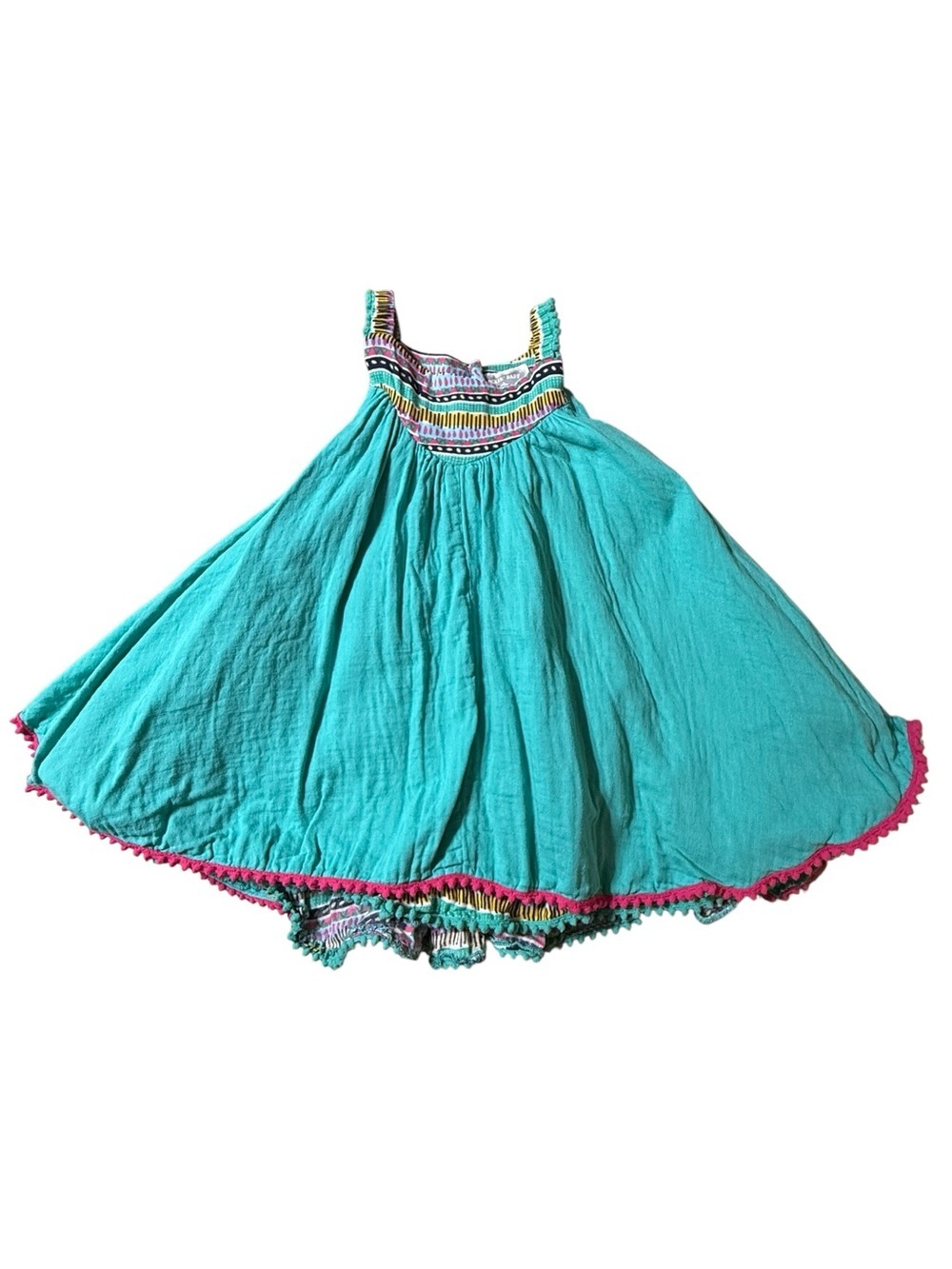 Rockin' Baby Cotton Lined Long Flowy Festive Light Dress Size 2/3Y